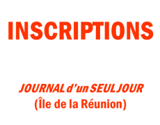 JOURNAL d’un SEUL JOUR sur l’île de la Réunion // INFOS & INSCRIPTIONS